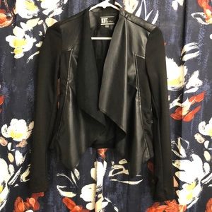 Black jacket, vegan leather